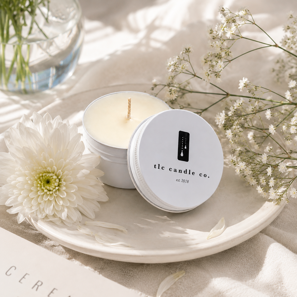 Lumière White Tea Soy Candle